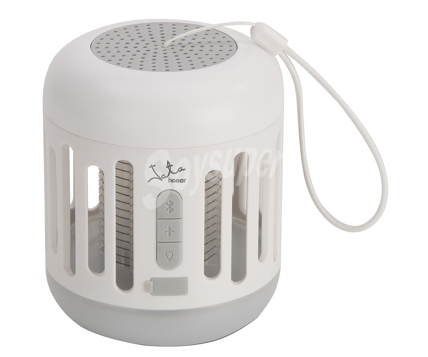 Atrapa mosquitos LED + altavoz bluetooth con radio de acción de 50m2, jata MIB7