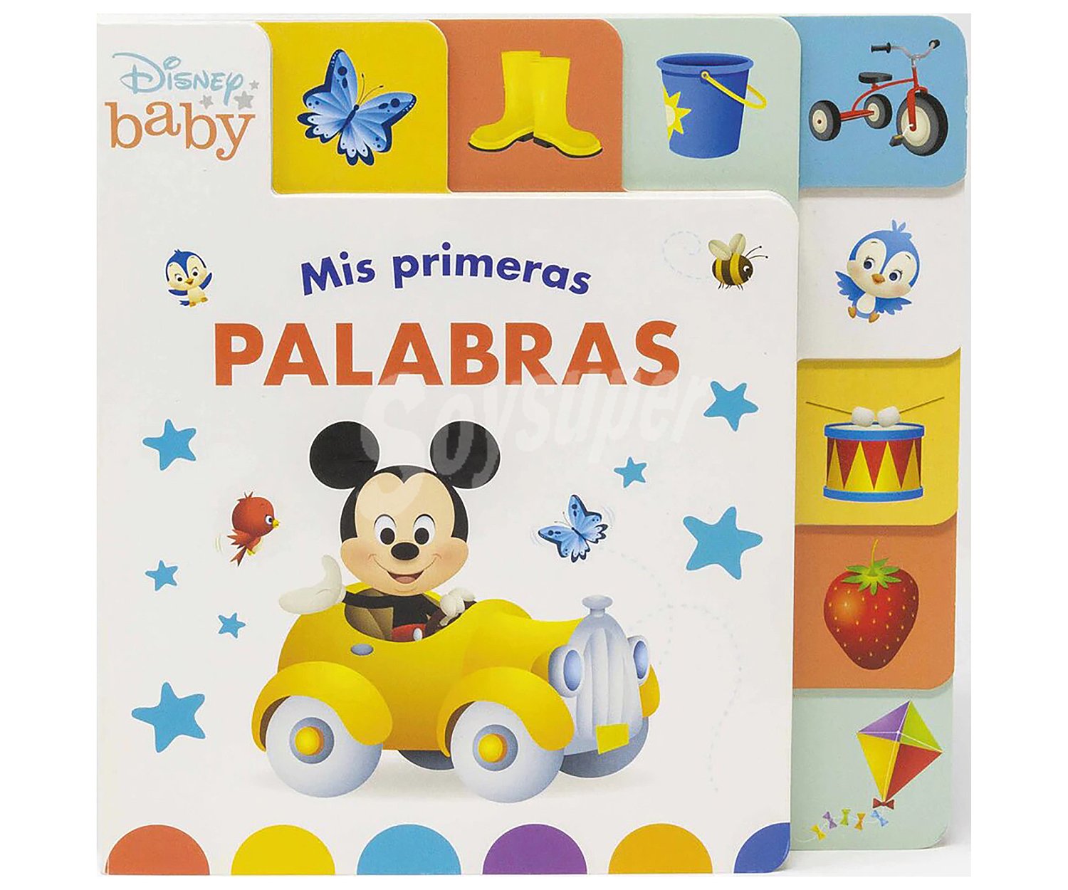 Disney Baby, mis primeras palabras, VV. AA. Género: preescolar. Editorial Disney.