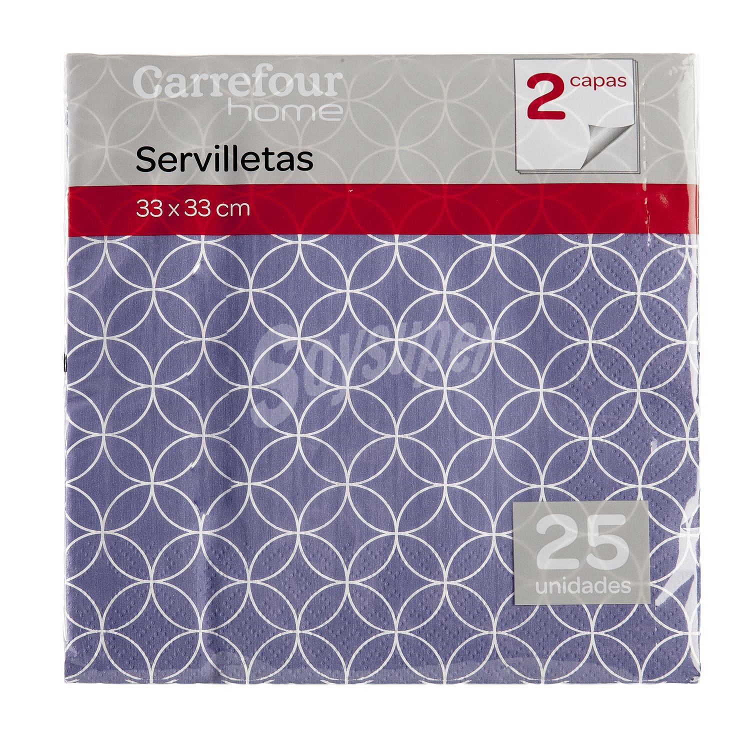 Servilletas carrefour home - Rayas Azul