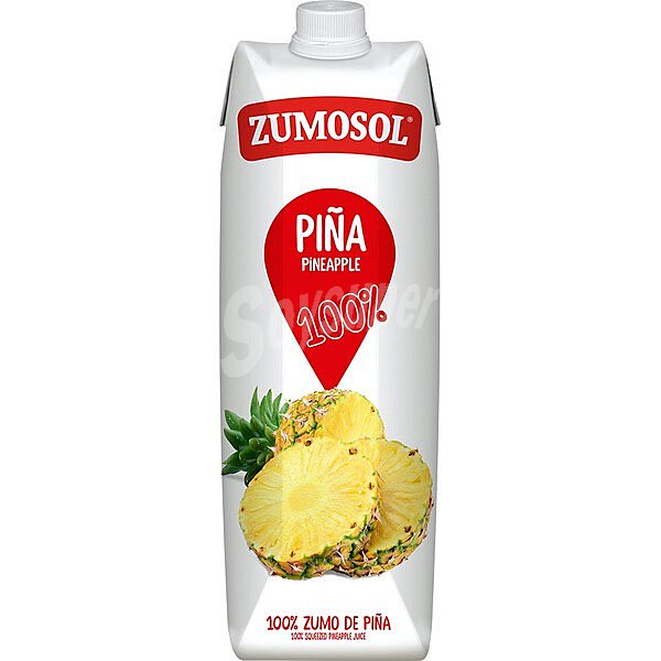 Zumo de piña 100% fruta a partir de concentrado