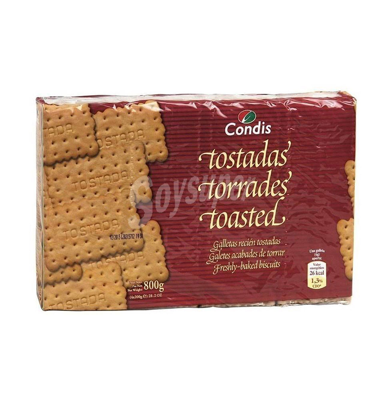 Galletas condis tostadas