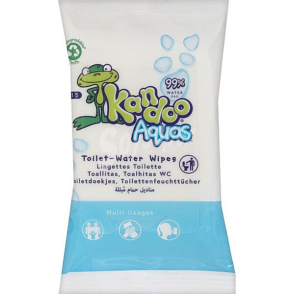 Aquas papel higiénico húmedo infantil