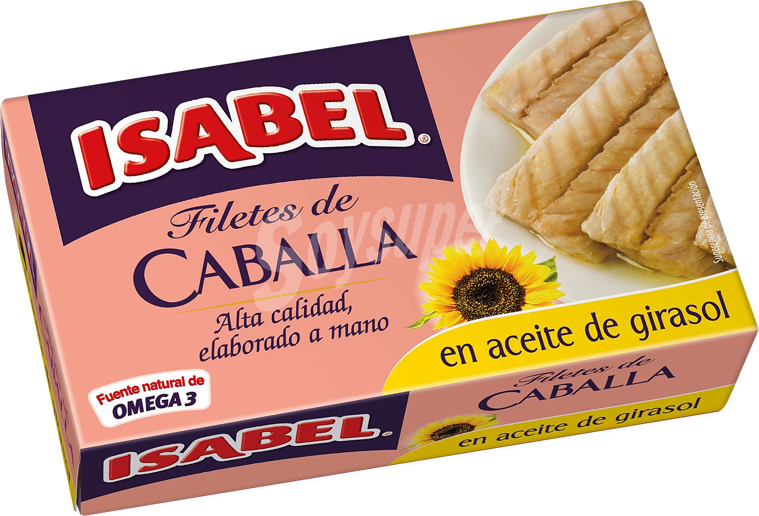 Filetes de caballa en aceite vegetal