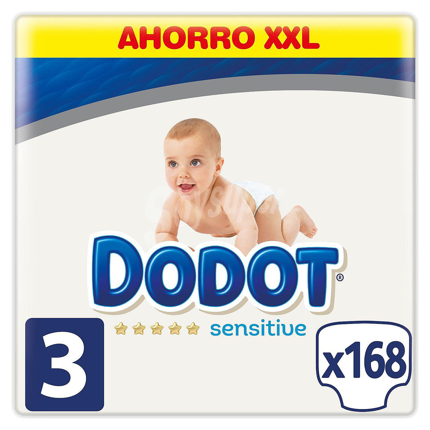 Sensitive pañales de 6 a 10 kg talla