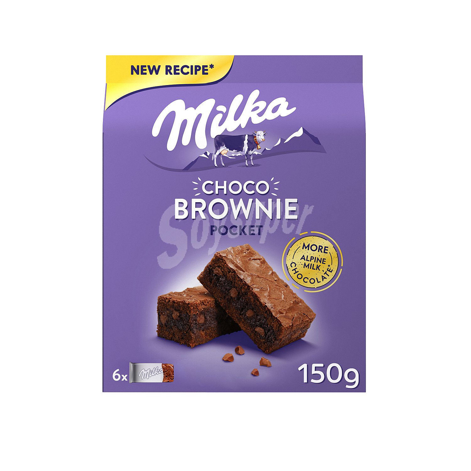 Brownies de chocolate milka