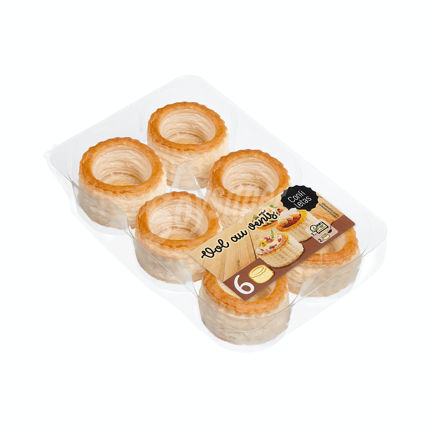 Vol-au-vent (bases DE hojaldre para canapes)