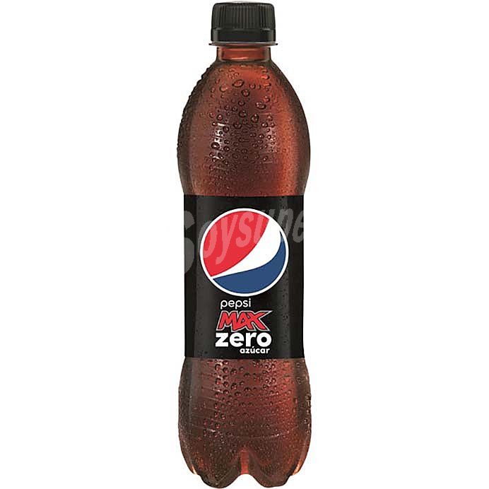 Refresco de cola max zero azucares