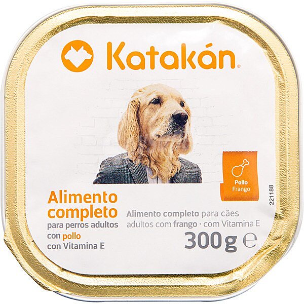 Alimento húmedo para perros adultos con pollo