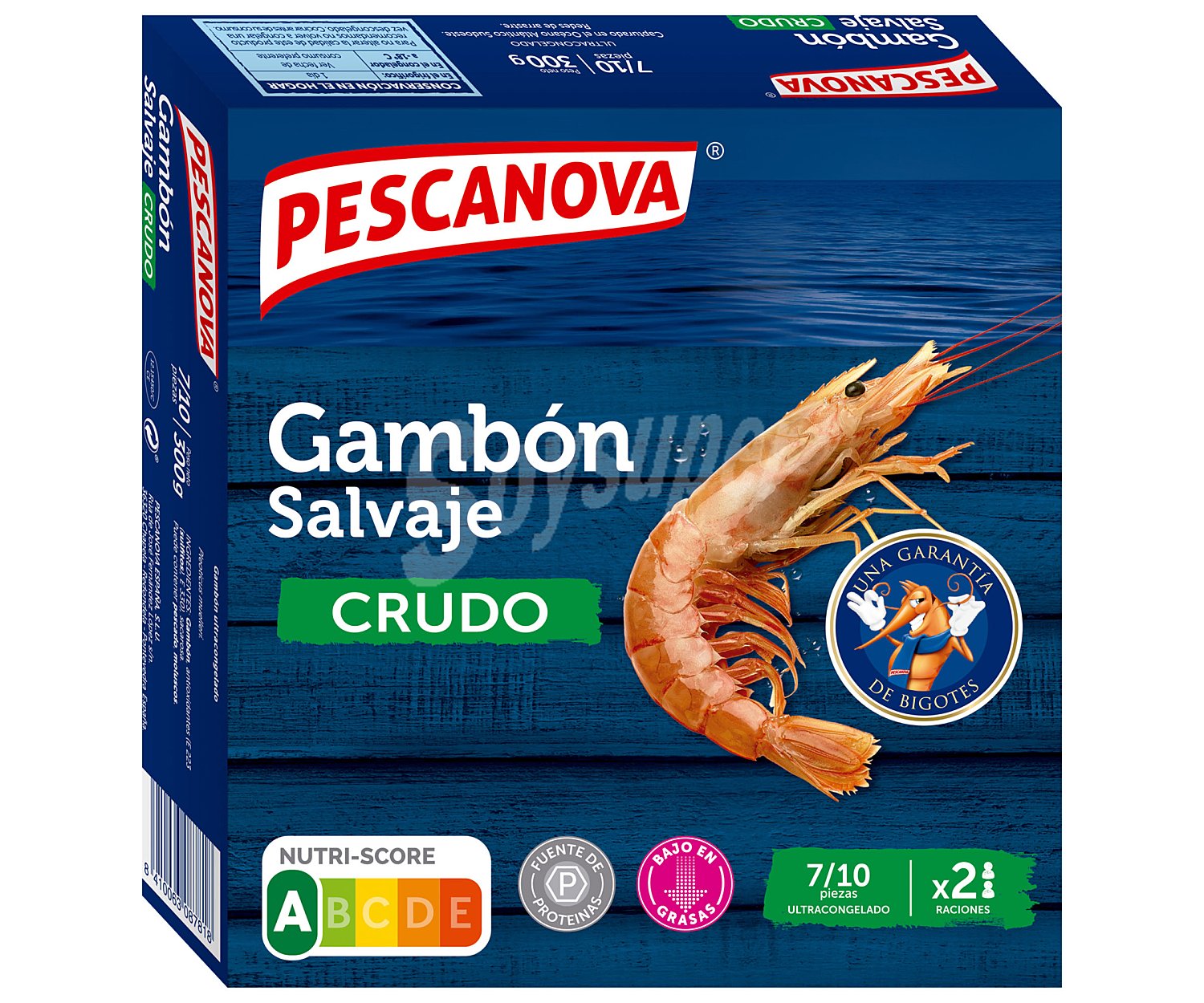 Gambón 7 / 10 salvaje crudo y congelado