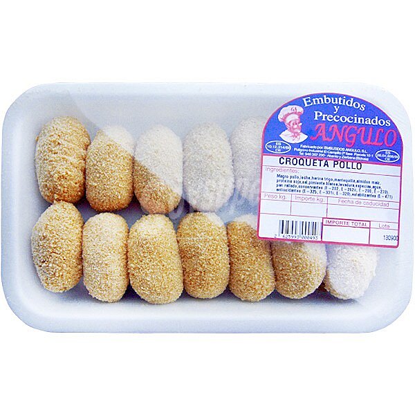 Croquetas de pollo peso aproximado