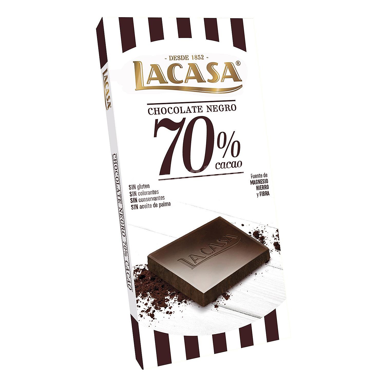 Chocolate negro 70% Lacasa