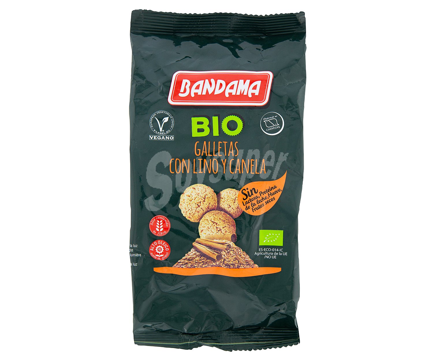 Galletas con lino y canela ecológicas