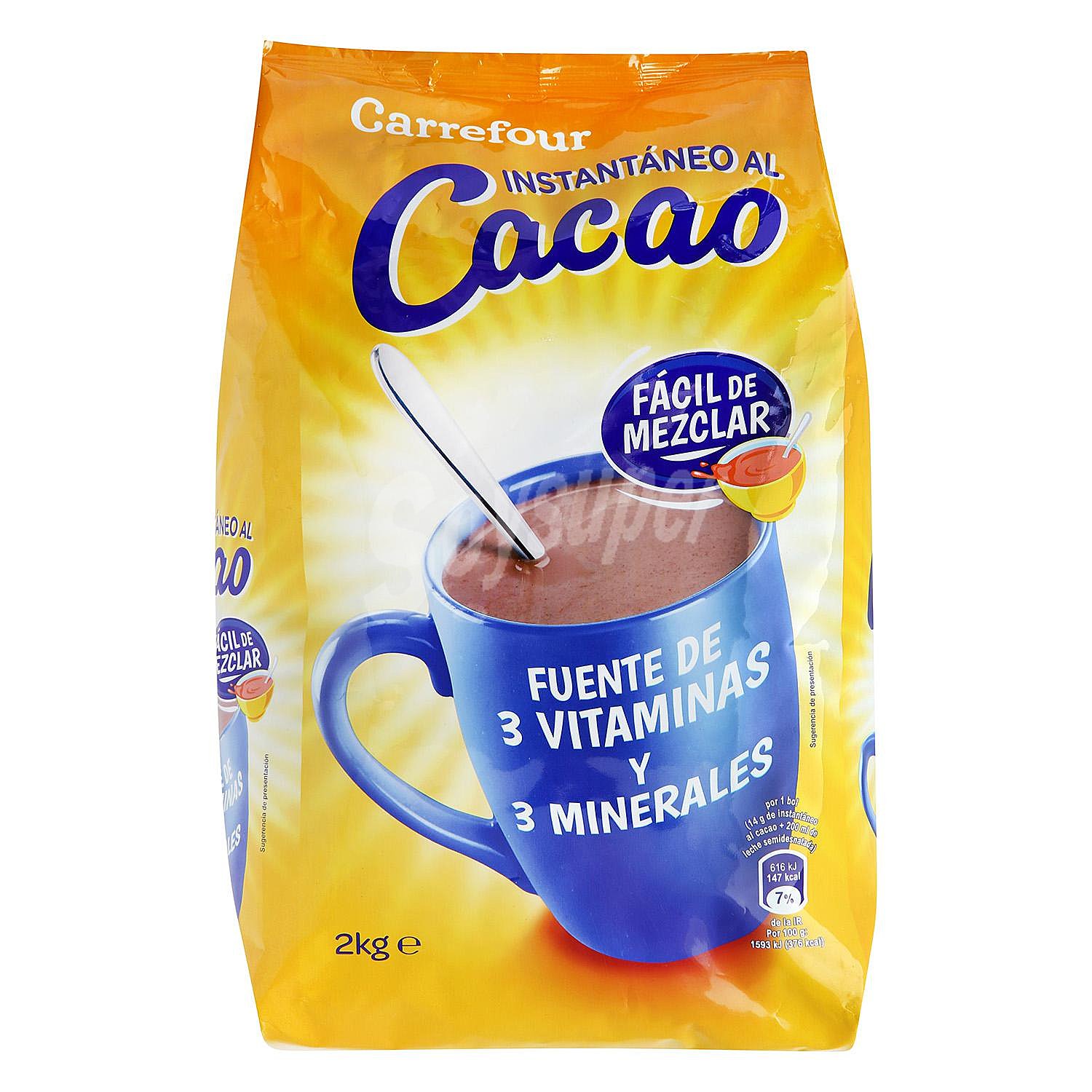 Cacao soluble instantáneo Carrefour