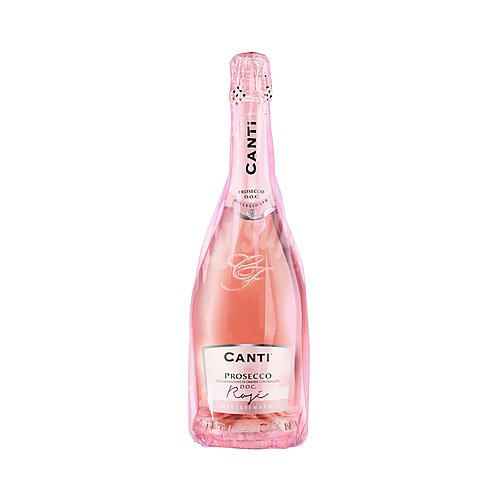 Canti rosé Vino espumoso rosado de Italia, con D.O. controlada DOC Prosecco canti Rosé