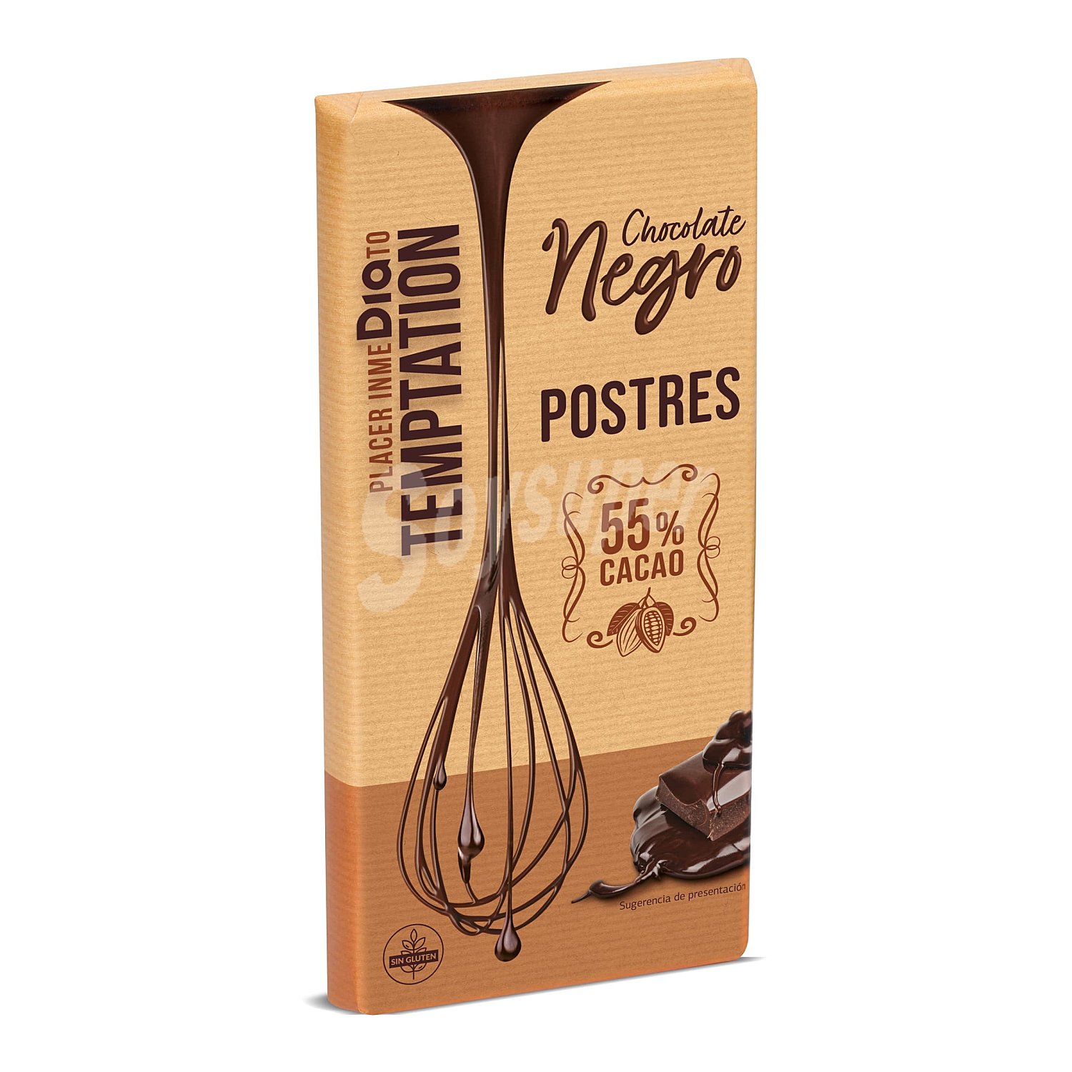 Chocolate negro para postres Temptation