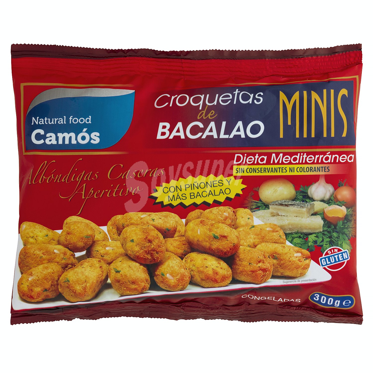 Albóndigas de bacalao congelado mini CAMOS