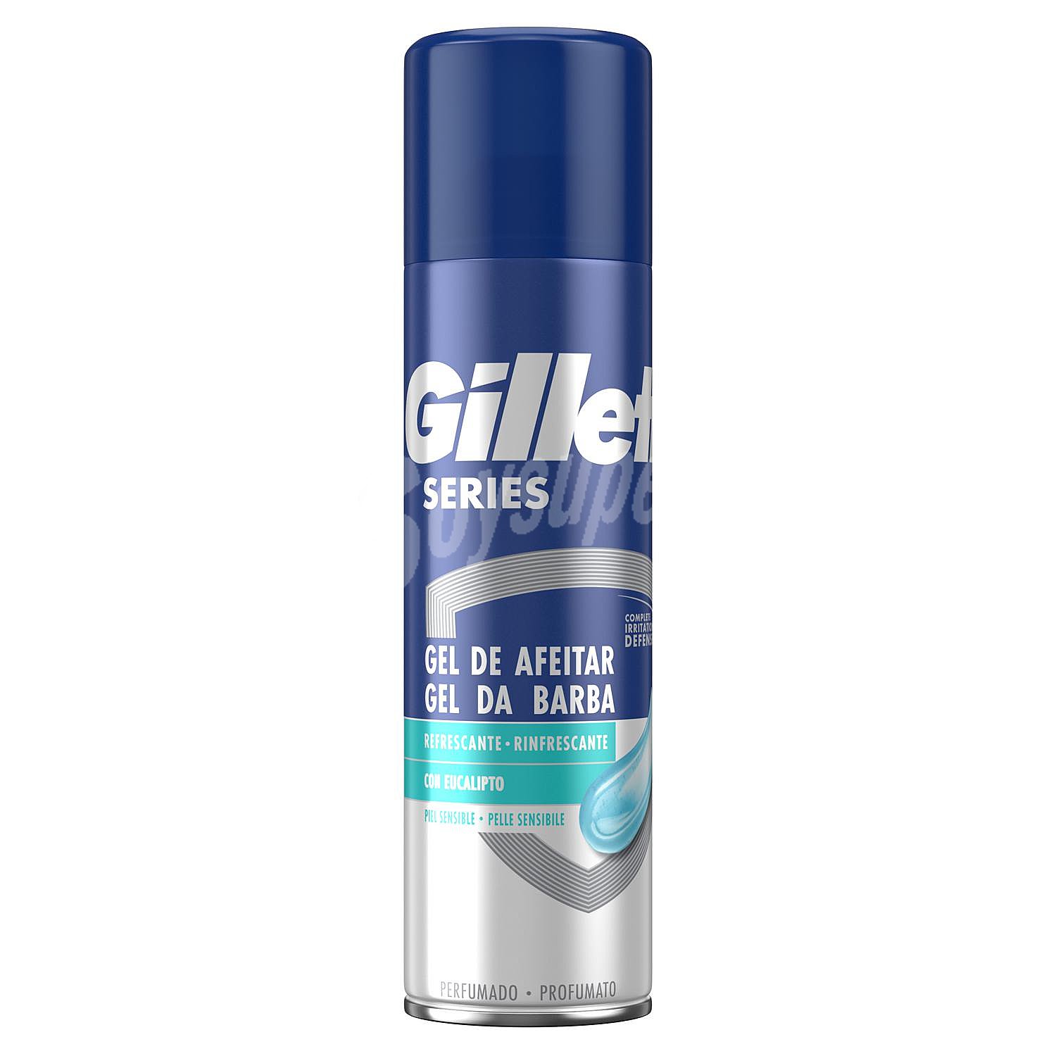 Gel de afeitado refrescante con eucalipto para piel sensible Series Gillette