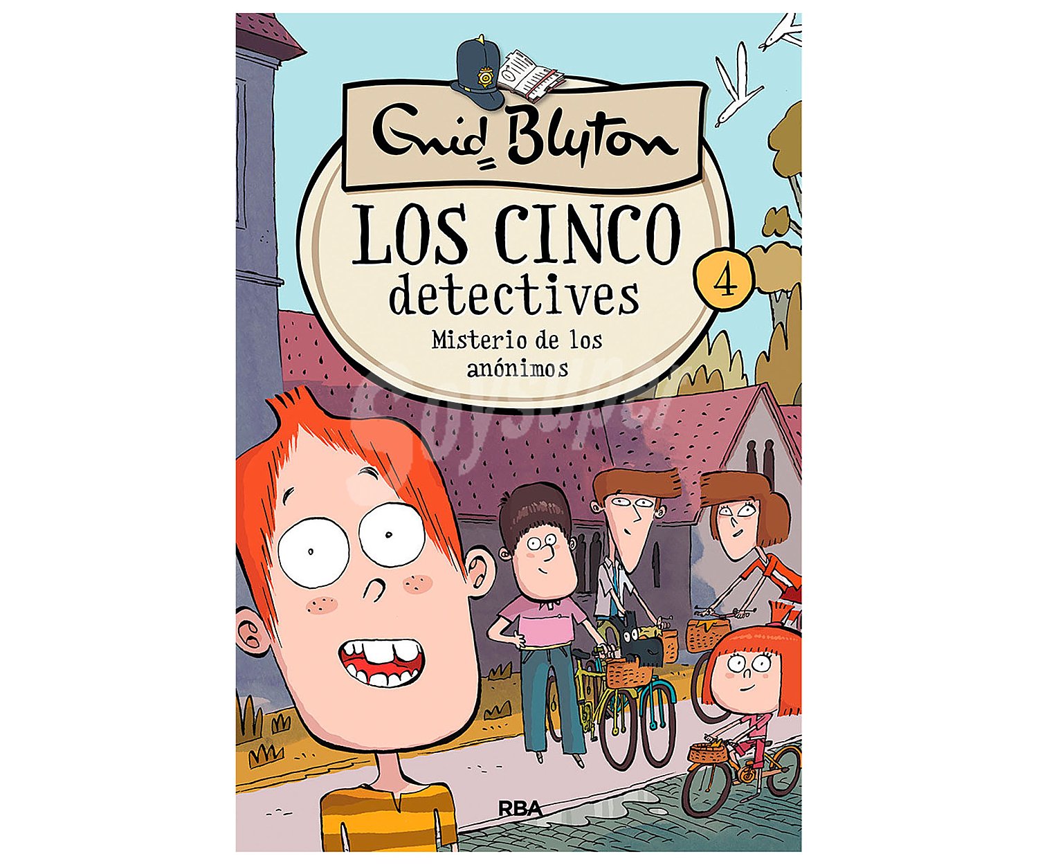 Misterio de los anónimos, Los cinco detectives 4, enid blyton. Género: infantil. Editorial rba.