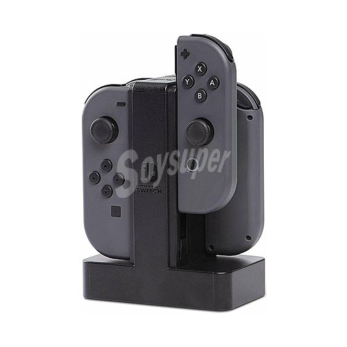 Estación de carga para mandos Joy Con de Nintendo Switch, power A