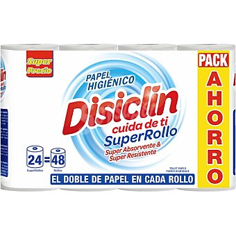 papel higiénico super rollo 4 veces más grande 