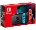 Nintendo switch azul neón/rojo neón