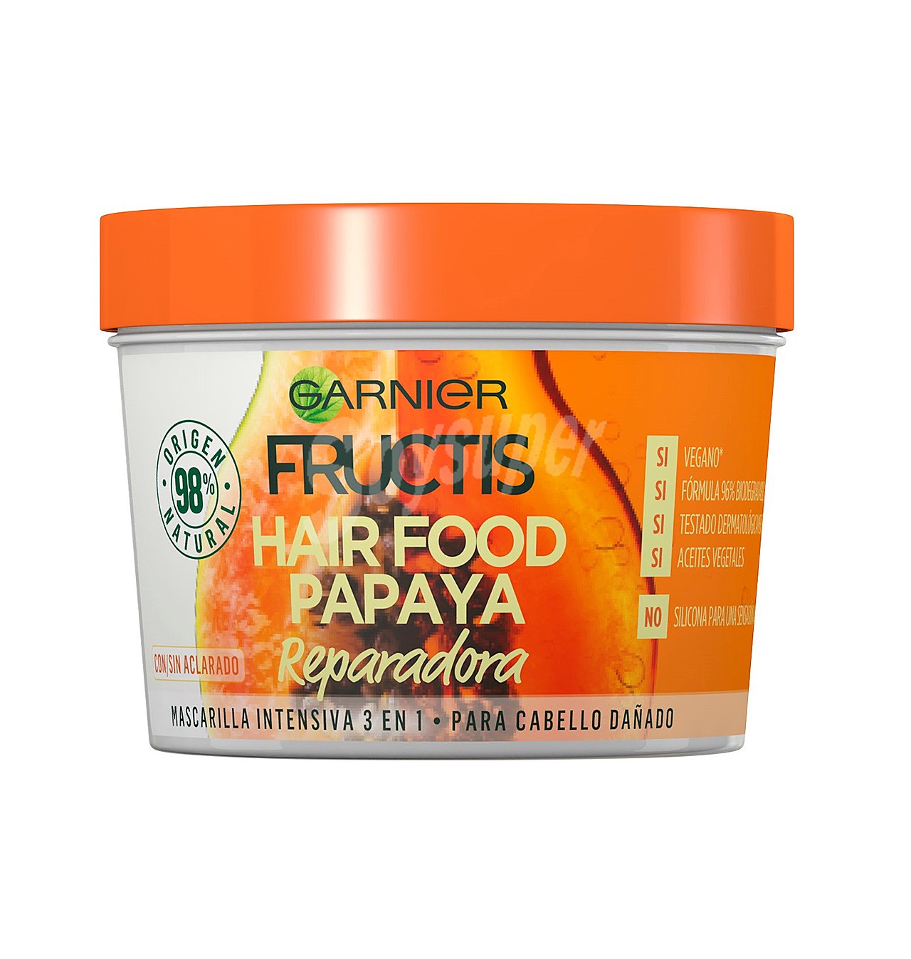 Mascarilla fructis h.food papaya