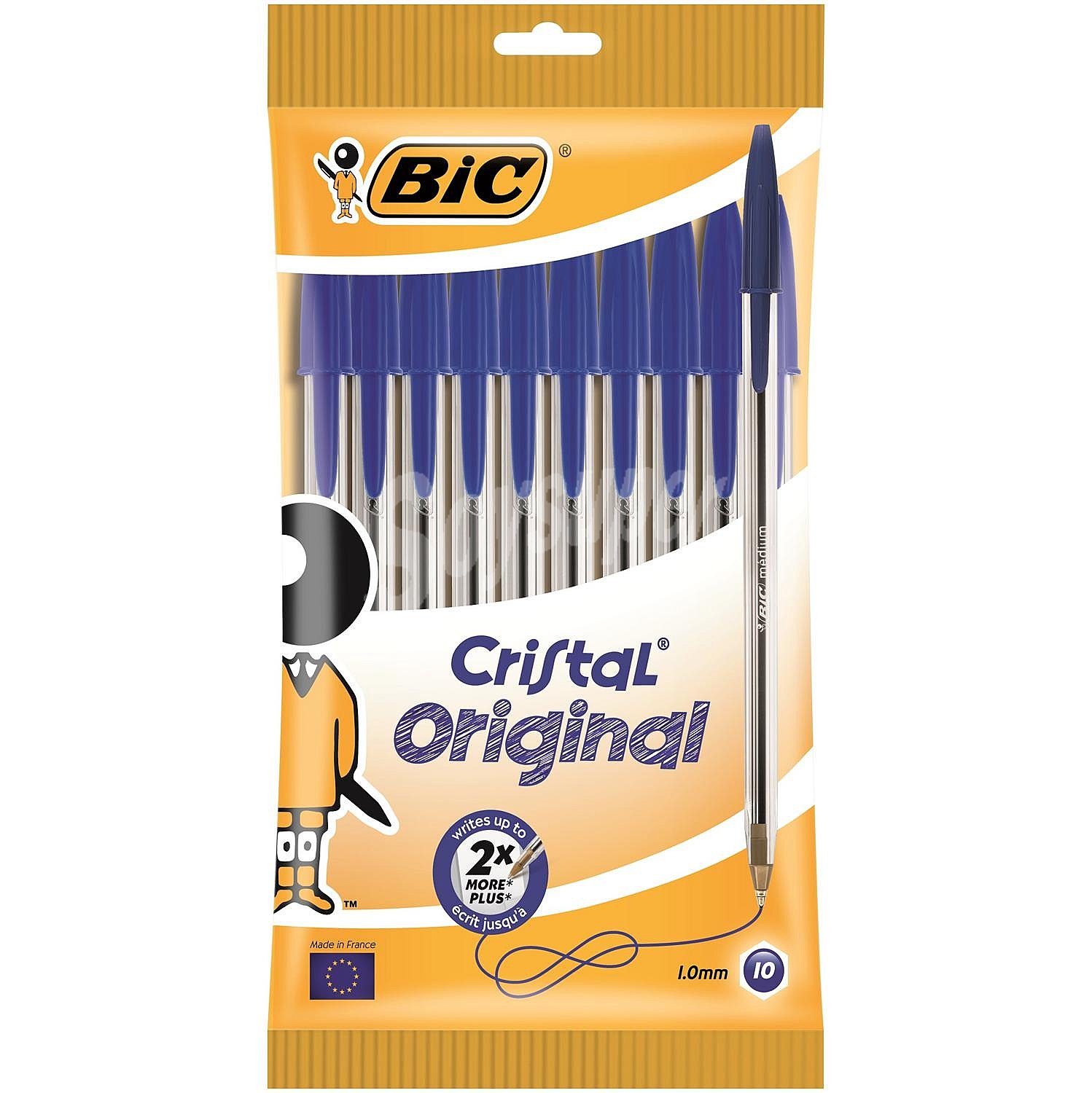 Bolígrafos Bic Cristal Azul