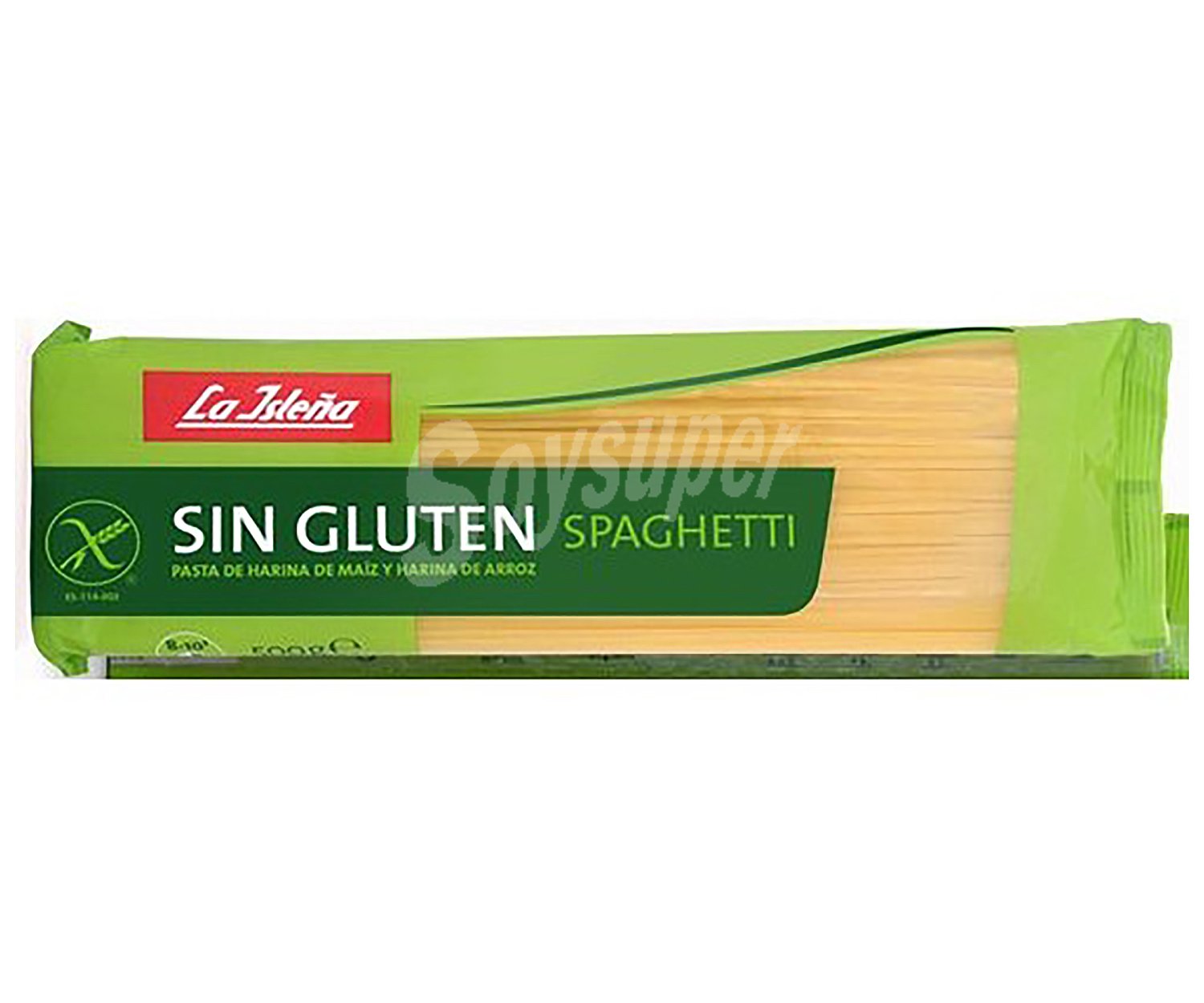 Pasta espaguetti sin gluten