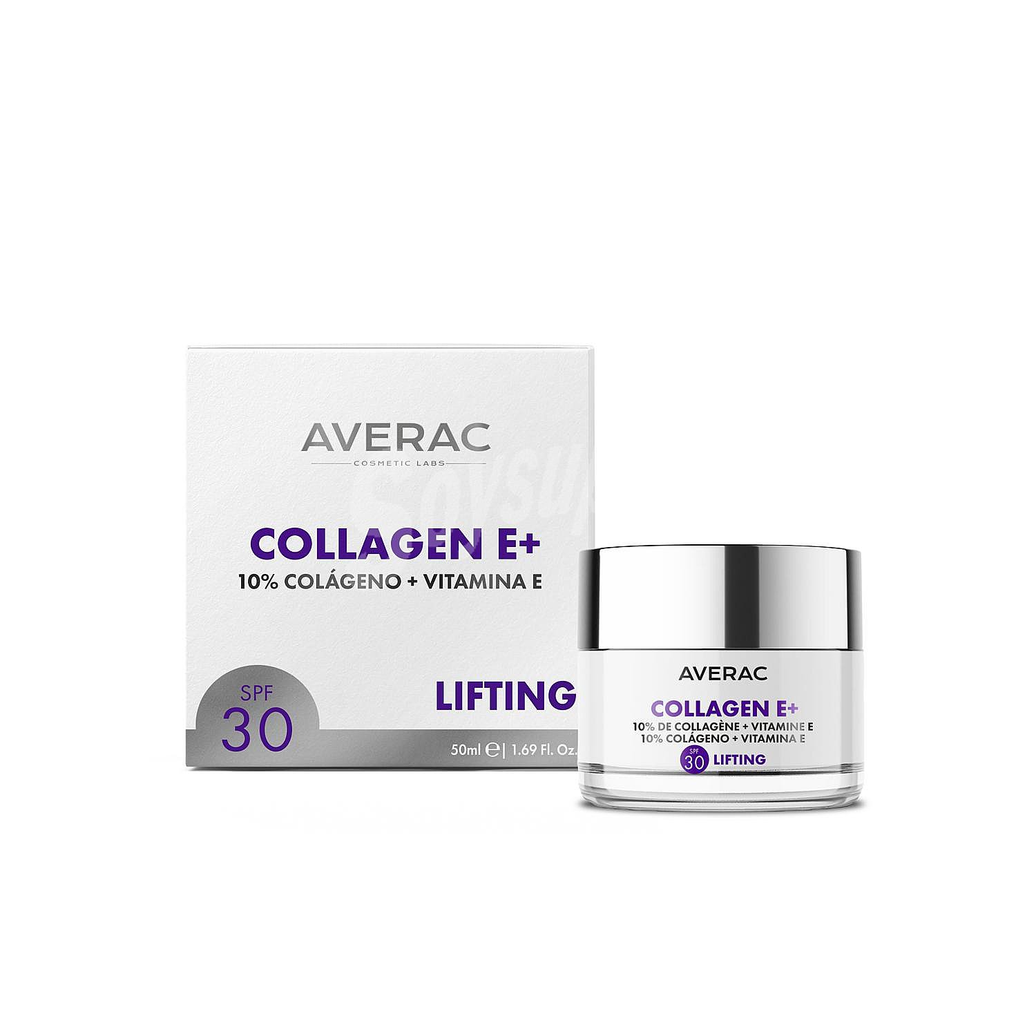 Crema efecto lifting Colagen E+ SPF 30 Averac