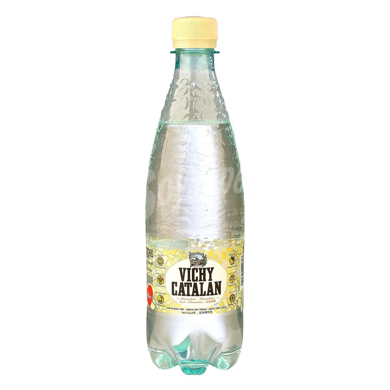 Agua mineral con gas Vichy Catalán natural