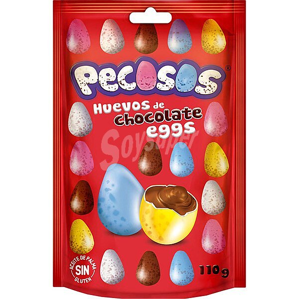 Huevos de chocolate sin gluten Pecosos Doypack