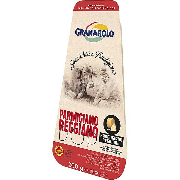 Queso parmigiano reggiano cuña 200 g