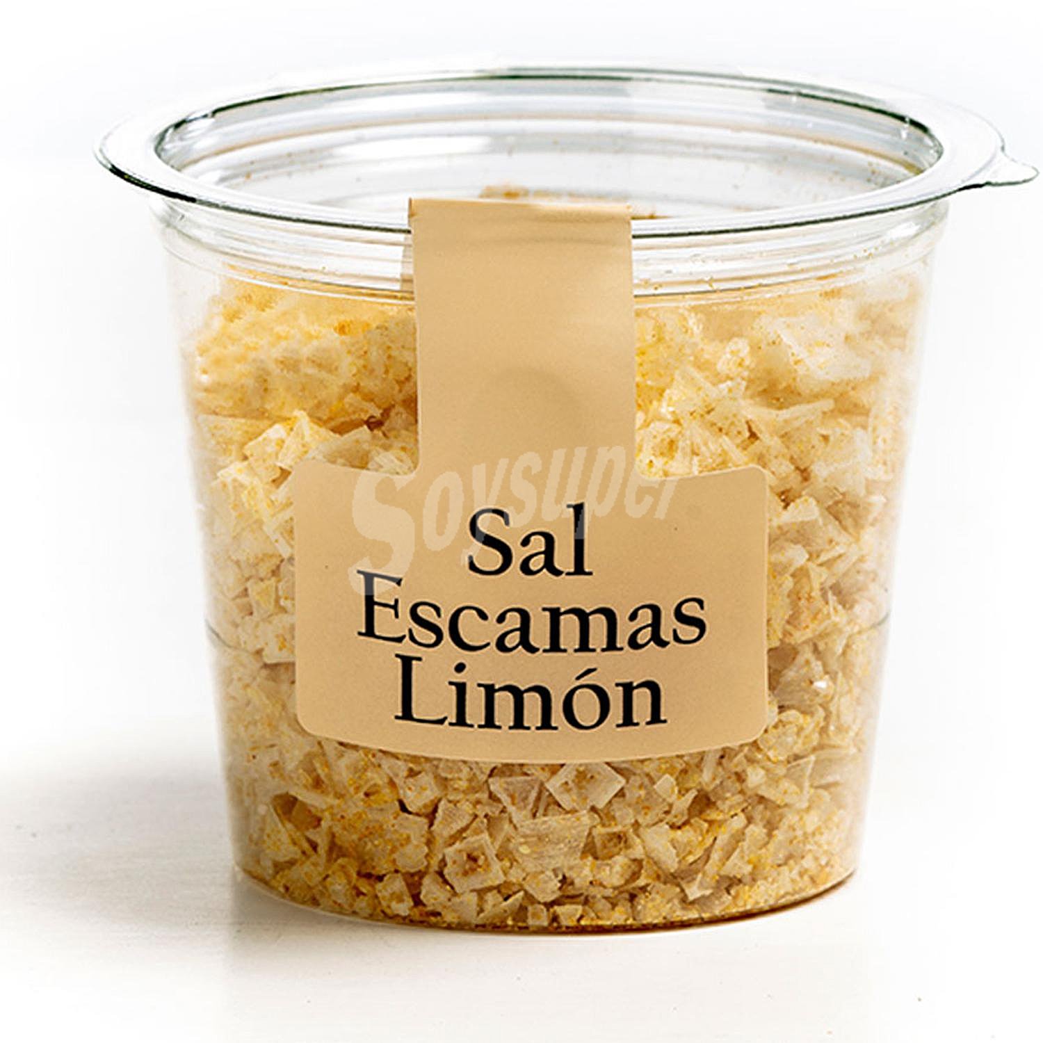 Sal en escamas al limón Condimento