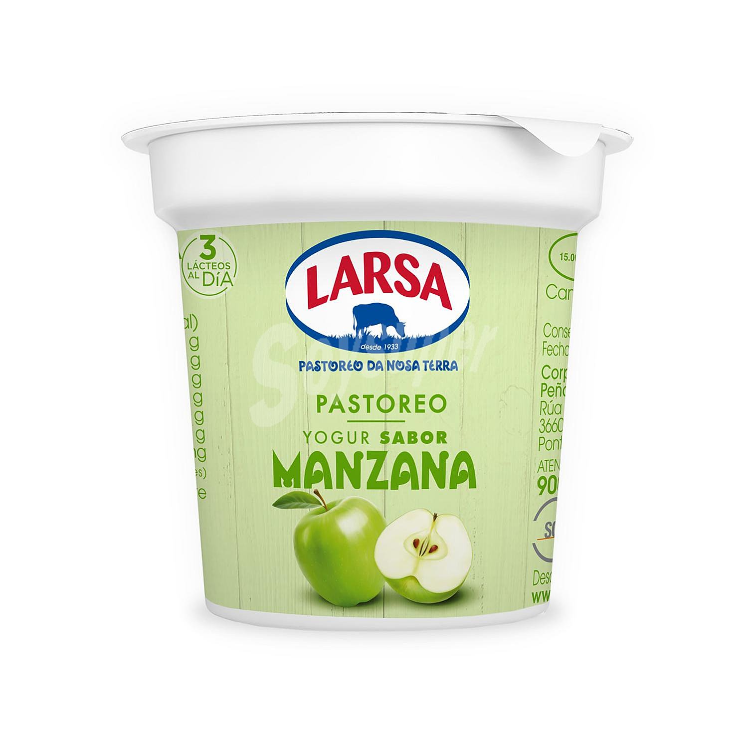 Yogur sabor manzana