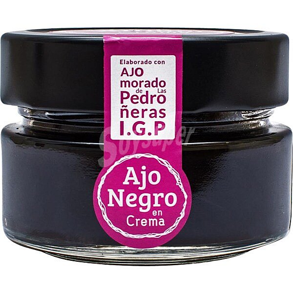 ajo negro en crema