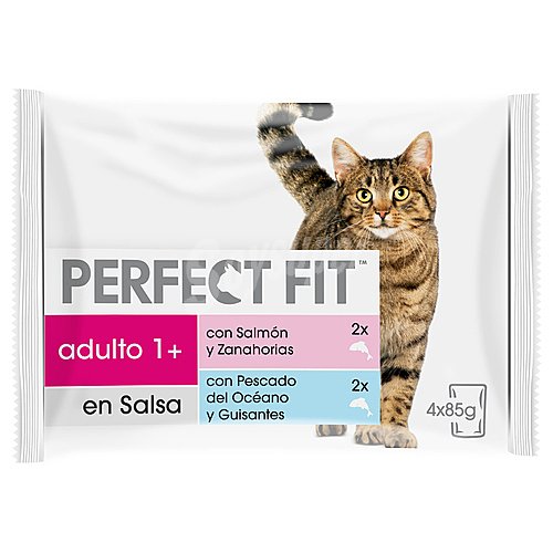 Perfect FIT Alimento húmedo para gatos adultos en salsa perfect FIT