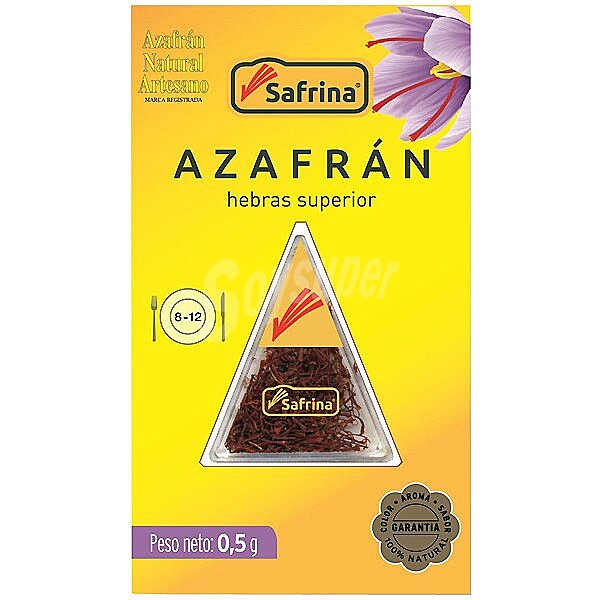 Azafrán en hebra