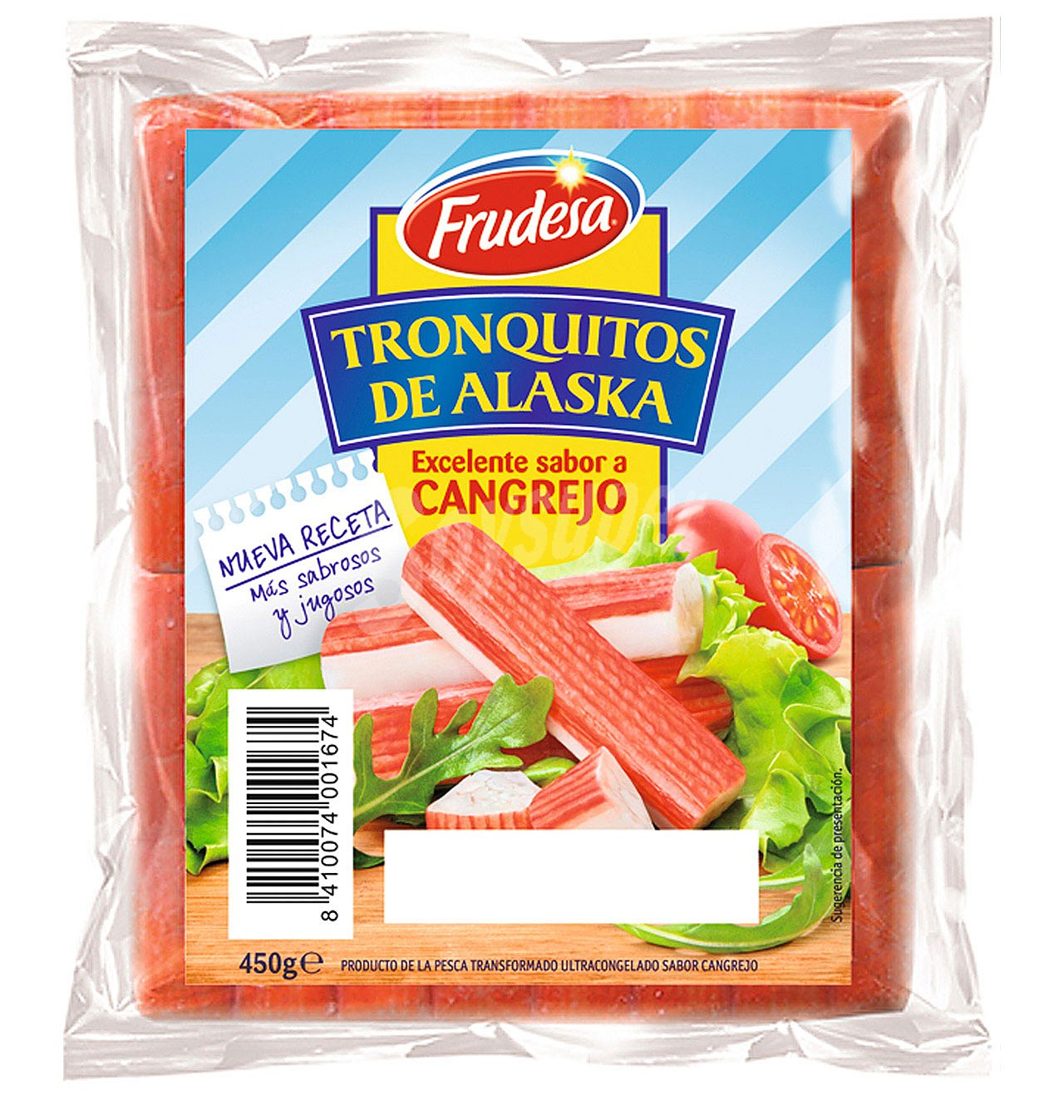 Tronquitos de Alaska sabor cangrejo Frudesa sin lactosa