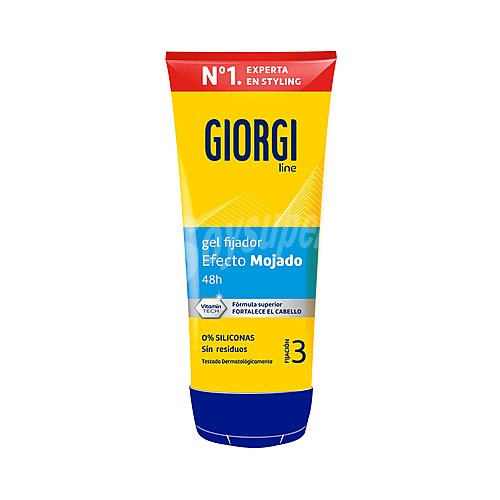 Giorgi Gel fijador de cabello (fijación 3) hasta 48 horas giorgi Efecto mojado