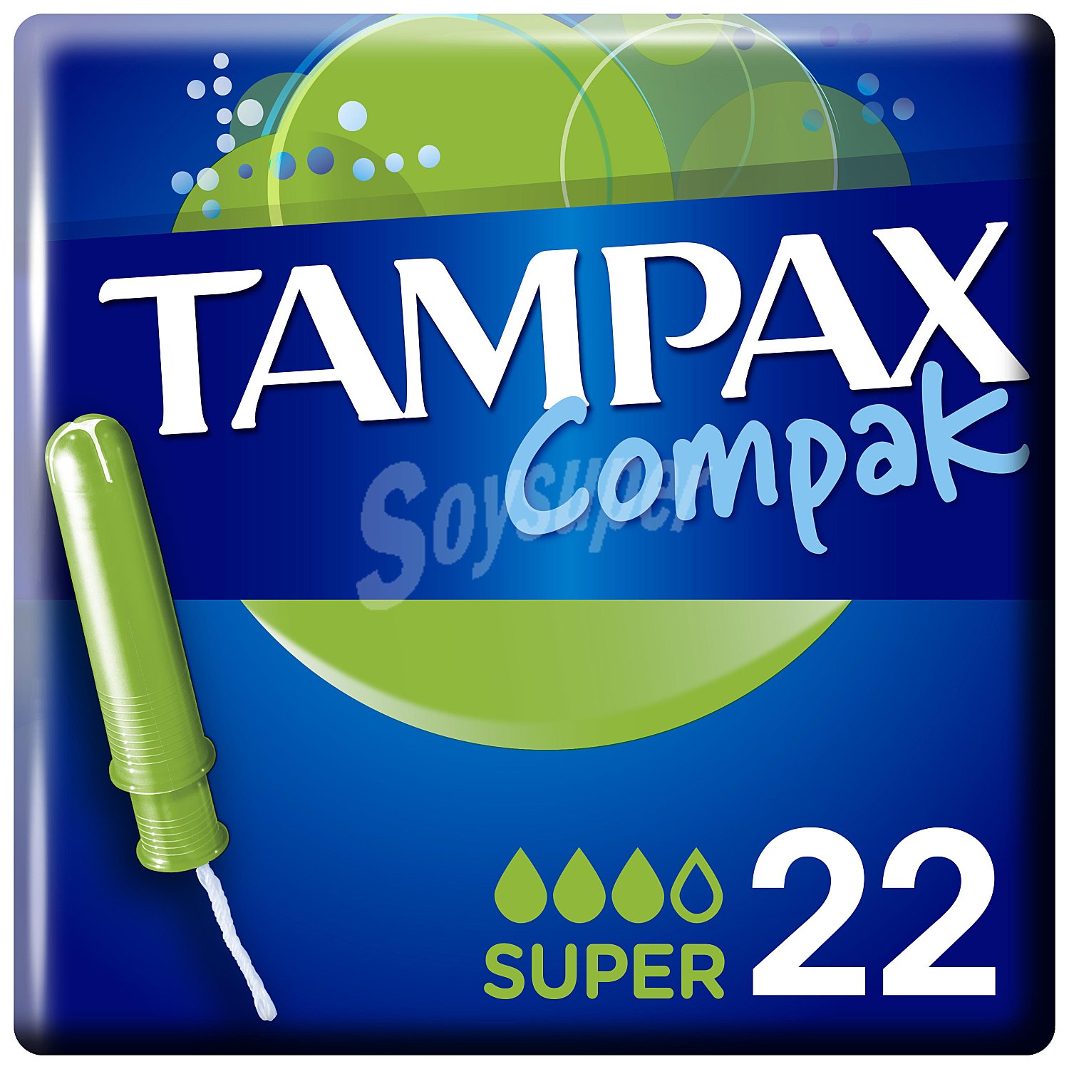 Compak tampón super