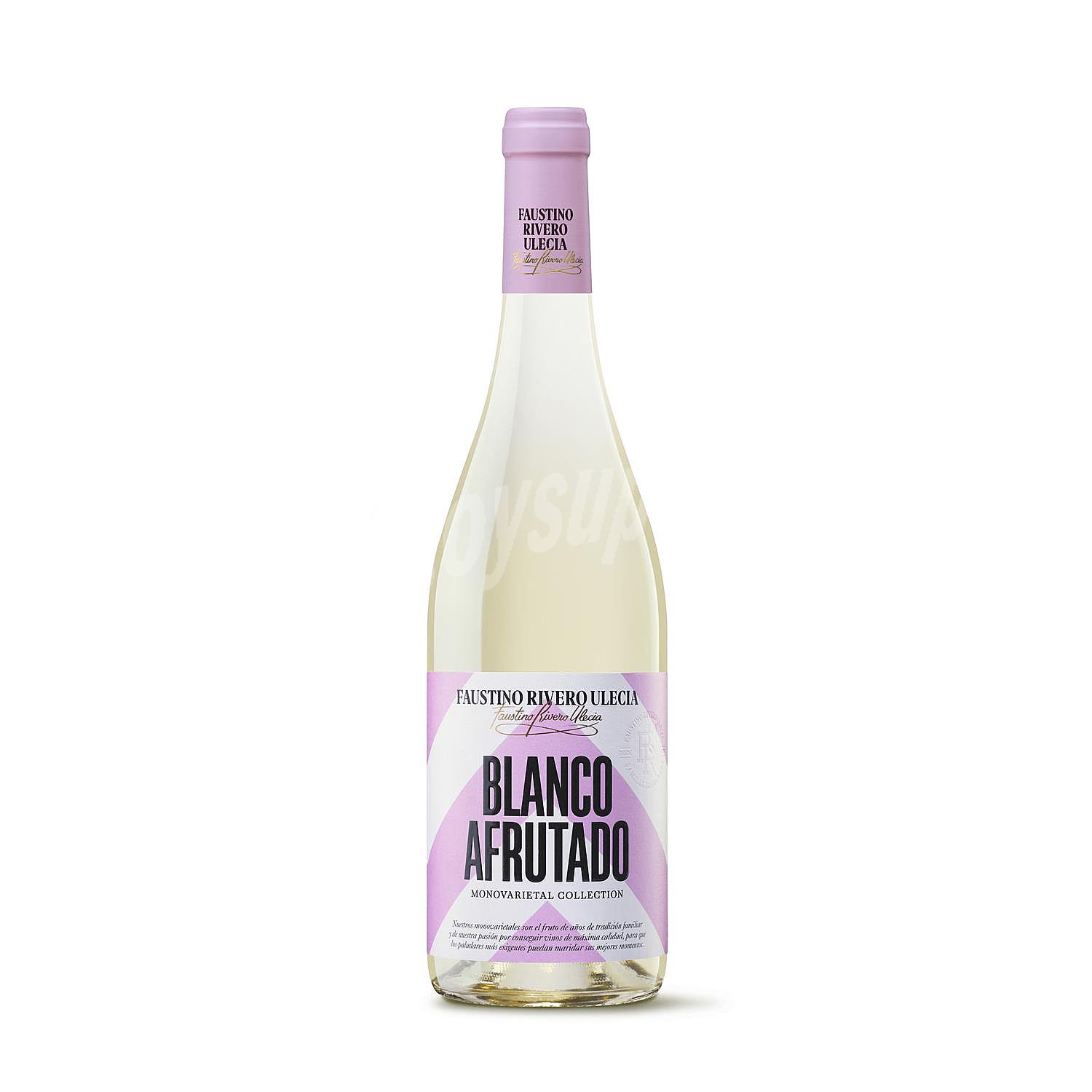 Vino blanco afrutado joven moscatel Faustino Rivero Ulecia V.T. Castilla