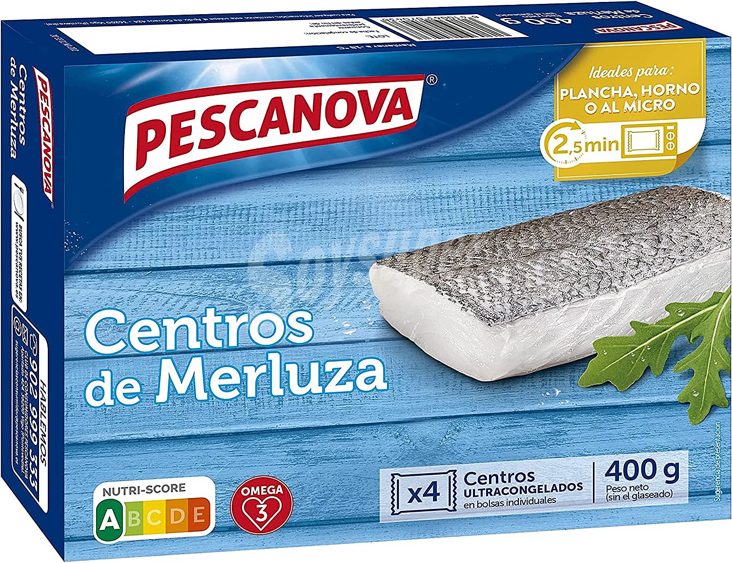 Merluza ultrancongelada, centros