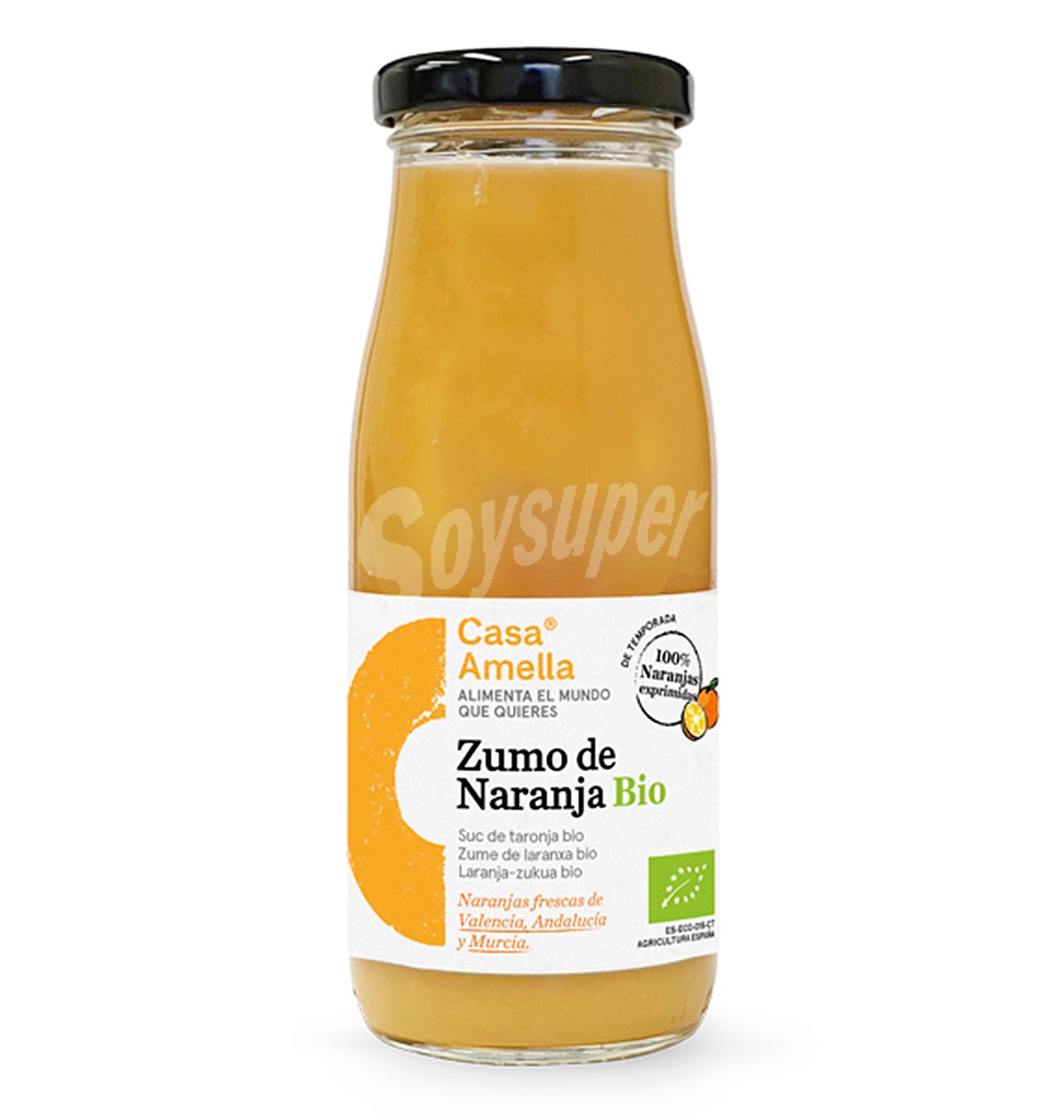 Zumo bio casa amella naranja