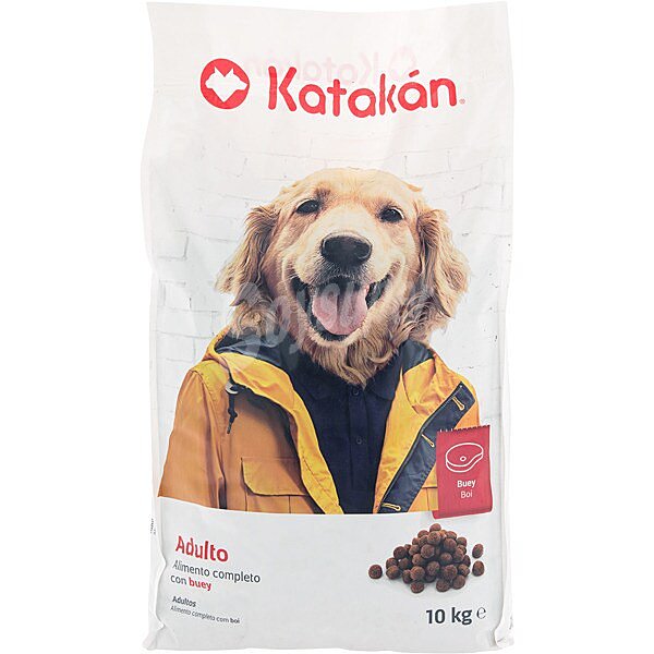 Pienso para perros adultos para todas las razas con buey saco 10 kg