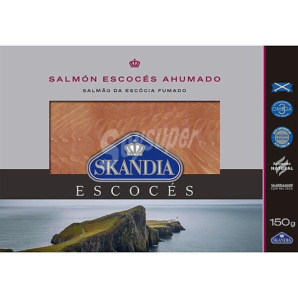 Salmón ahumado escocés