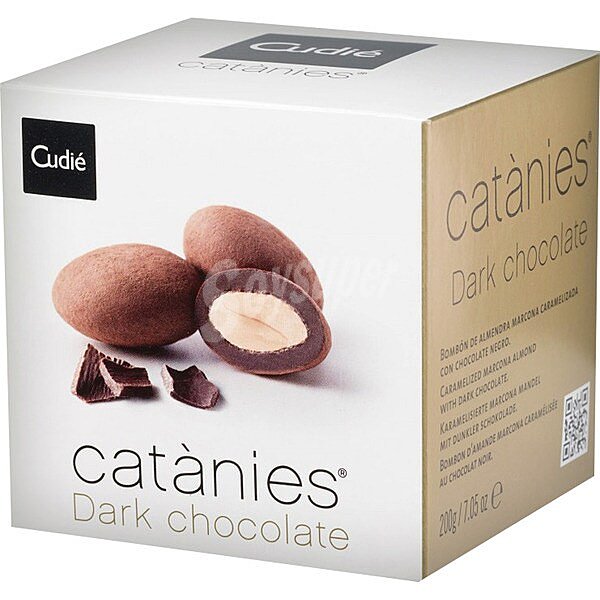 Catanies bombón de almendra marcona caramelizada con chocolate negro