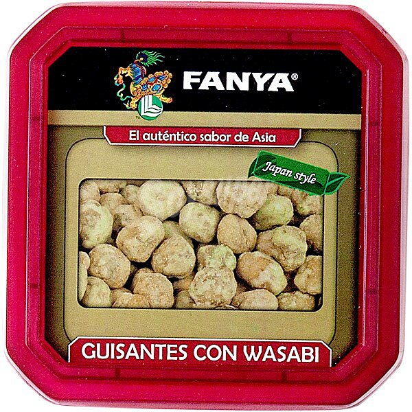 Guisantes con wasabi