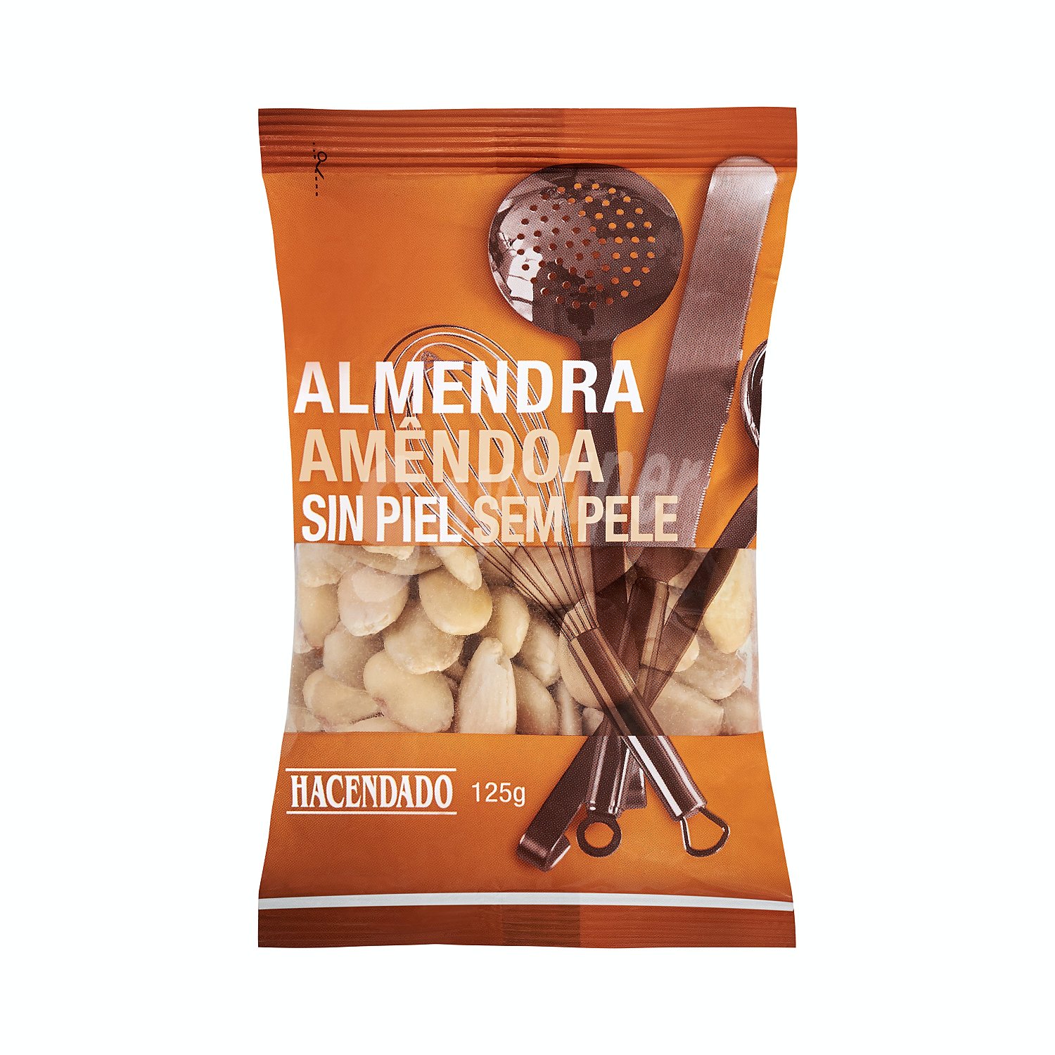 Almendra cruda para freir