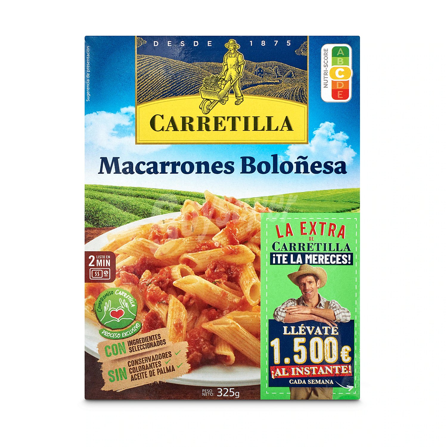 Macarrones a la Boloñesa carretilla