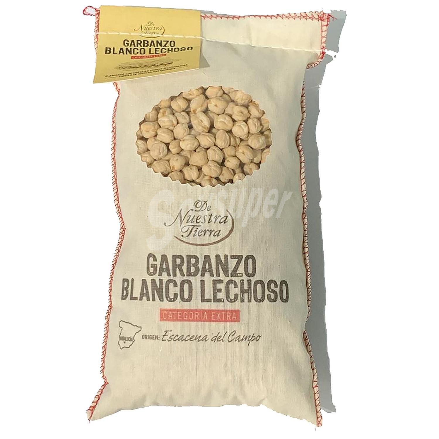 Garbanzo blanco lechoso categoría extra De Nuestra Tierra